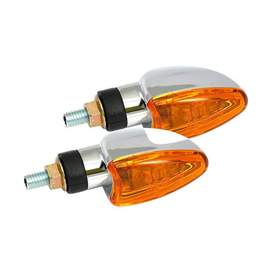 Arrow mini turn signals. Chrome