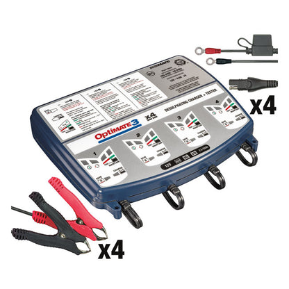 Tecmate OptiMATE, 3 X 4-bank 12V Battery Charger