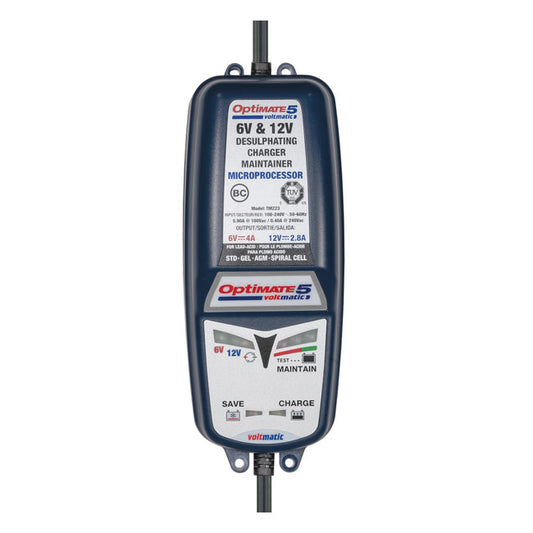 Tecmate OptiMATE 5, Volt Matic 6/12V Battery Charger