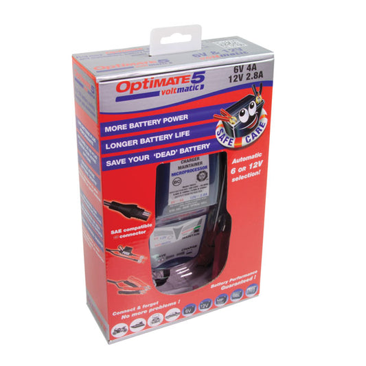 Tecmate OptiMATE 5, Volt Matic 6/12V Battery Charger