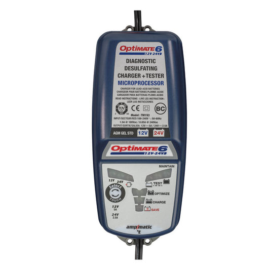 Tecmate OptiMATE 6, Select Battery Charger