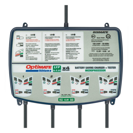Tecmate OptiMATE, Lithium 4s 0.8A 4-bank