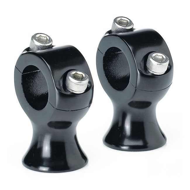 Biltwell Slimline 1-3/4" risers for 1" handlebars black from Biltwell at Pedro’s Parts