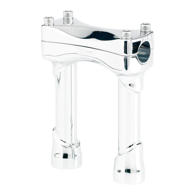 Biltwell Murdock risers 6" chrome from Biltwell at Pedro’s Parts