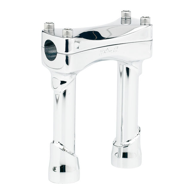 Biltwell Murdock risers 6" chrome from Biltwell at Pedro’s Parts