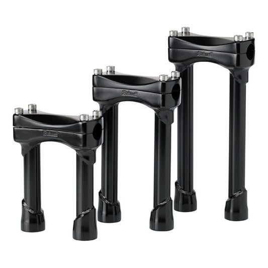Biltwell Murdock risers 6" black from Biltwell at Pedro’s Parts