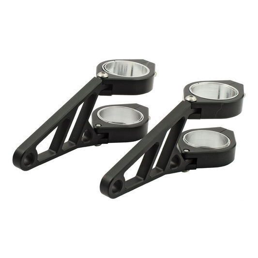 Fingers, Adj. Headlamp Bracket Assembly 38-41mm. Black