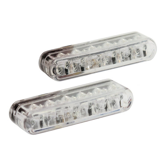Shorty LED Turn Signals. Clear Lens