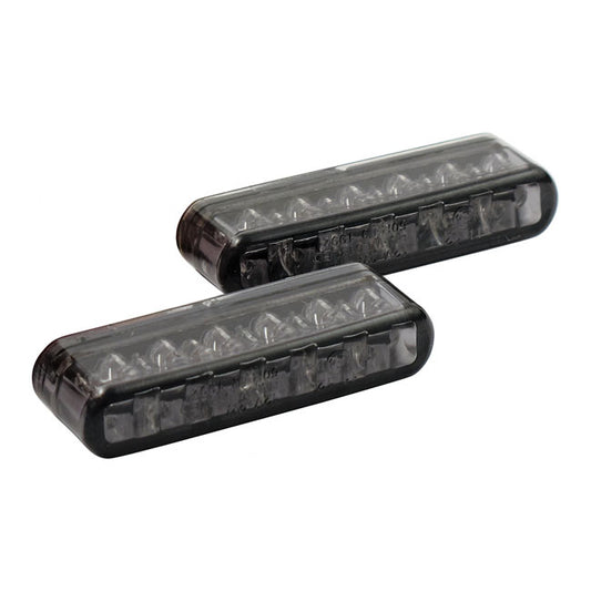 Shorty LED Turn Signals. Smoke Lens
