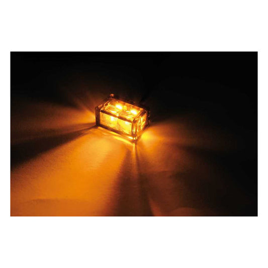 Cube-V Mini Turn Signals 2 LEDs. Smoke Lens