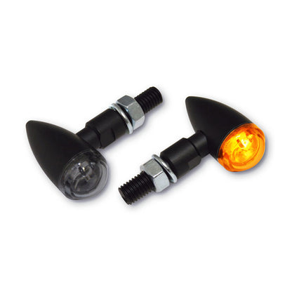 PB2 LED Turn Signals Black, Smoke Lens