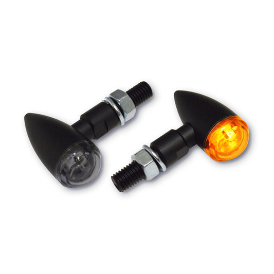 PB2 LED Turn Signals Black, Smoke Lens