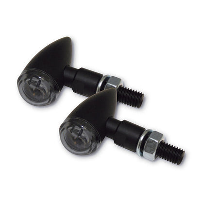 PB2 LED Turn Signals Black, Smoke Lens