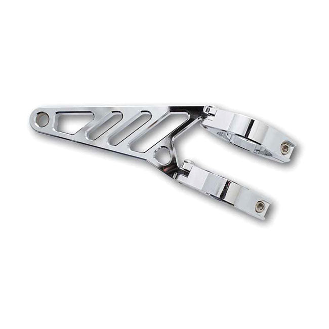 Fingers, Adj. Headlamp Bracket Assembly Long 35-37mm. Chrome