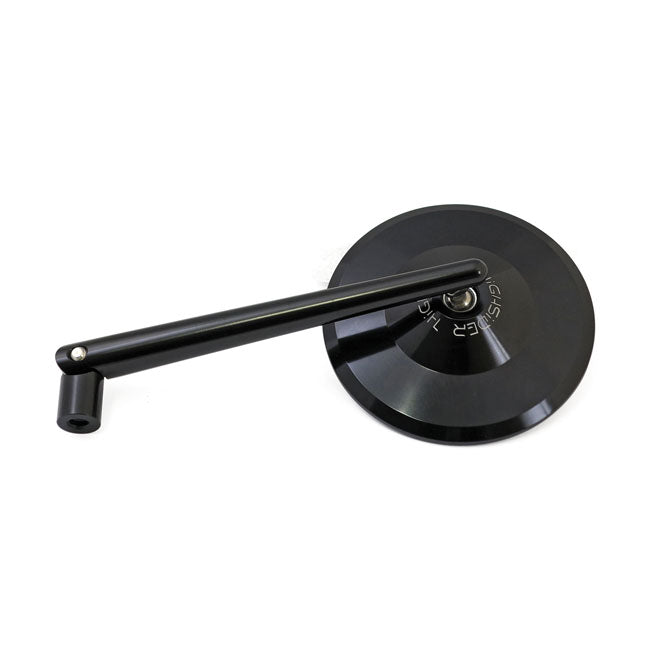 Montana Round Mirror. Black, L&r