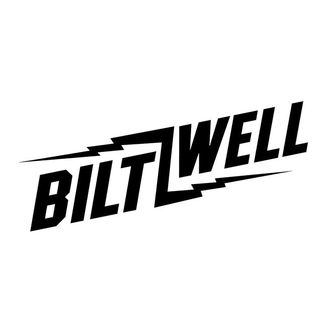 Biltwell Bolt sticker black 9" from Biltwell at Pedro’s Parts