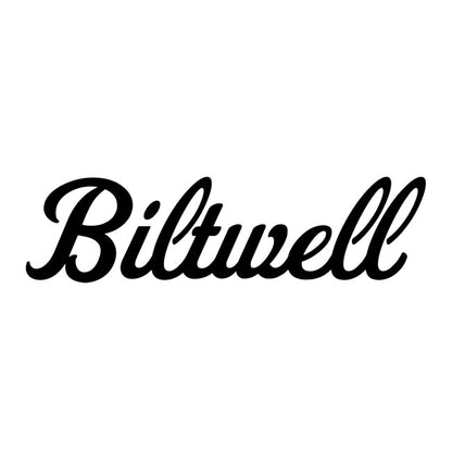 Biltwell Script sticker black 9" from Biltwell at Pedro’s Parts