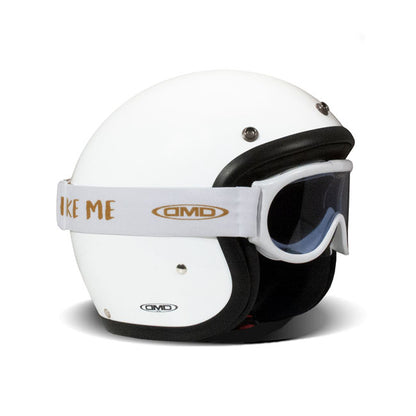 DMD Ghost White Clear Goggles
