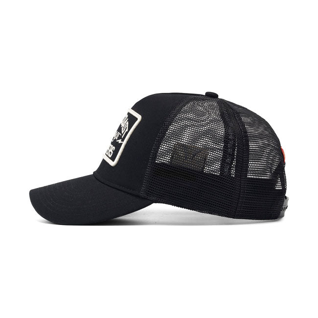WCC Motorcycle Co. 5-panel Trucker Cap Black