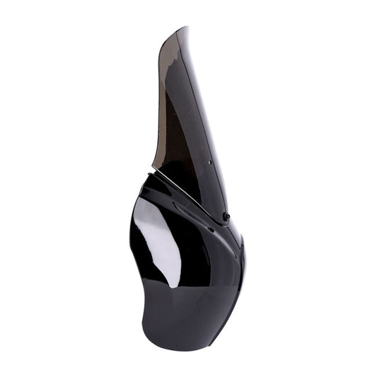 Headlamp Fairing. Gloss Black. Tinted Windshield