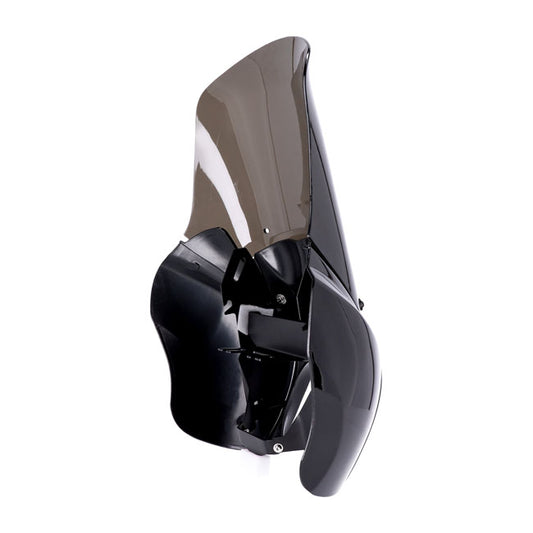 Headlamp Fairing. Gloss Black. Tinted Windshield