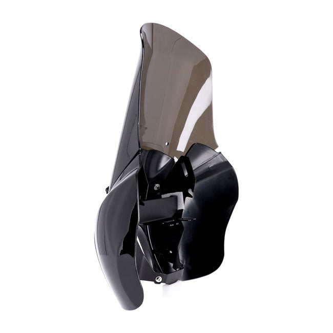 Headlamp Fairing. Gloss Black. Tinted Windshield