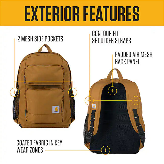 Carhartt Classic Single Backpack Carhartt Brown - Carhartt product image 3