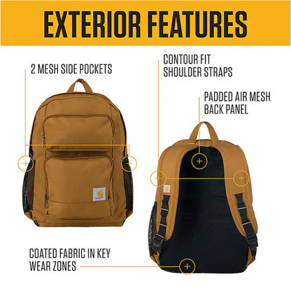 Carhartt Classic Single Backpack Carhartt Brown - Carhartt product image 3