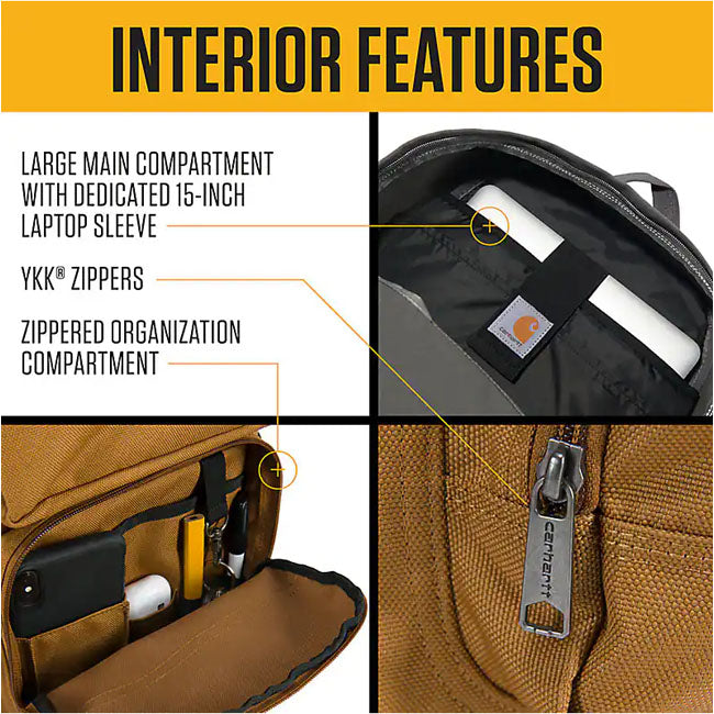 Carhartt Classic Single Backpack Carhartt Brown - Carhartt product image 4