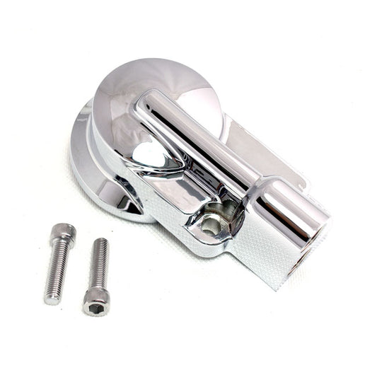 Oil Filter Mount Bracket Kit. Chrome