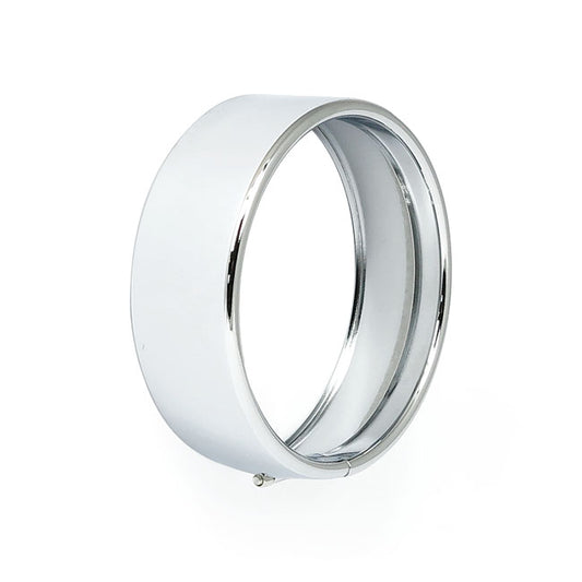 Recessed Trim Ring. 5-3/4" Headlamp. Chrome