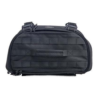 Biltwell Exfil-18 throw-over saddlebags. Black from Biltwell at Pedro’s Parts