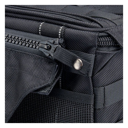 Biltwell Exfil-18 throw-over saddlebags. Black from Biltwell at Pedro’s Parts