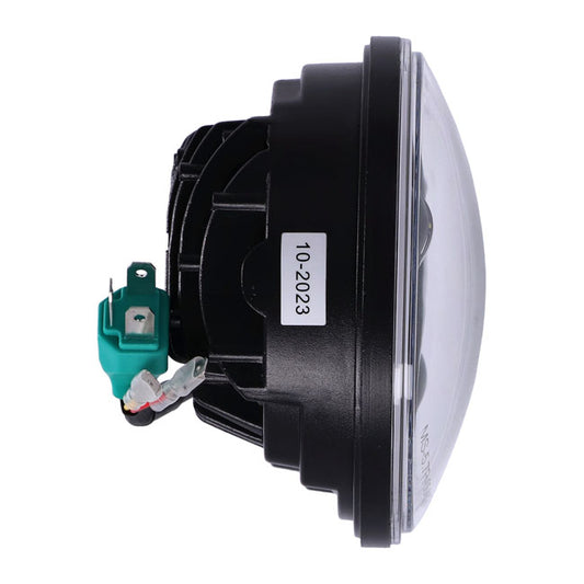 Bright, 5.3/4" LED Headlamp Unit. Black