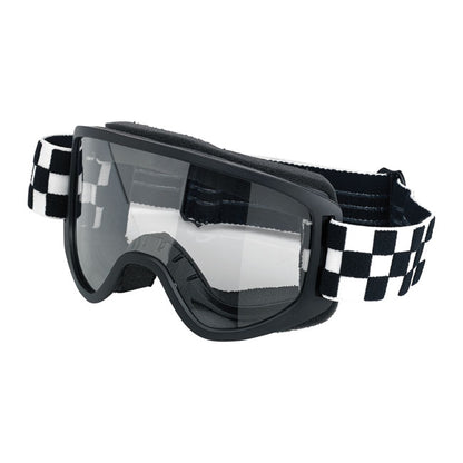 Biltwell Moto 2.0 Checkers Goggles Black/white