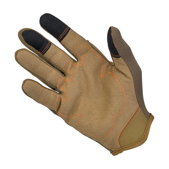 Biltwell Moto Gloves brown/orange from Biltwell at Pedro’s Parts