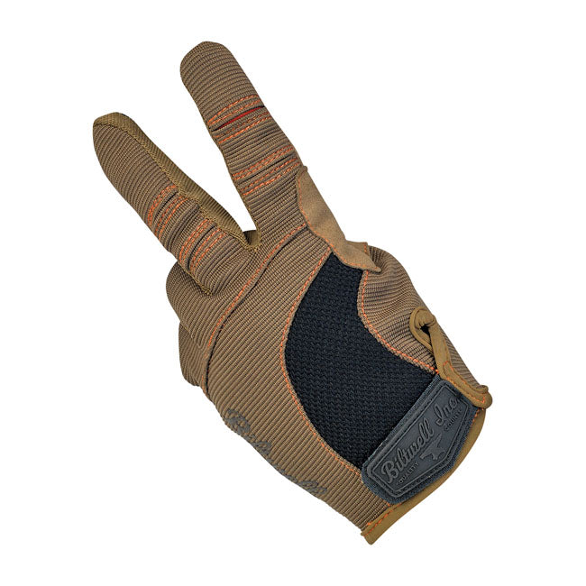 Biltwell Moto Gloves brown/orange from Biltwell at Pedro’s Parts