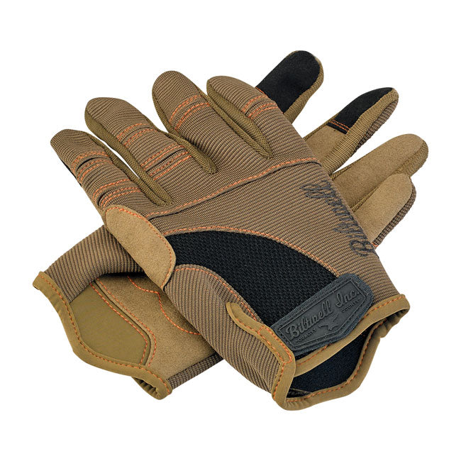 Biltwell Moto Gloves brown/orange from Biltwell at Pedro’s Parts
