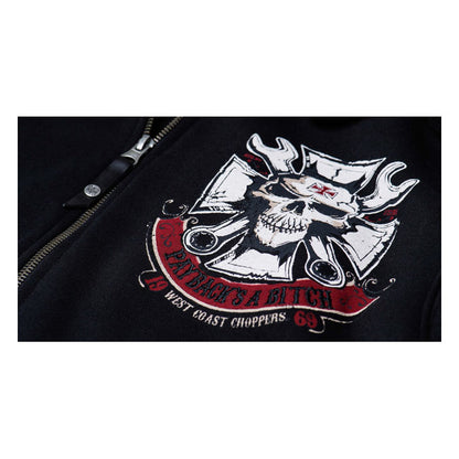 WCC Mechanic Zip Hoodie Black