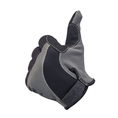 Biltwell Moto Gloves grey/black from Biltwell at Pedro’s Parts