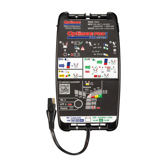 Tecmate OptiMATE, Pro 1 DUO 12B 10A Battery Charger
