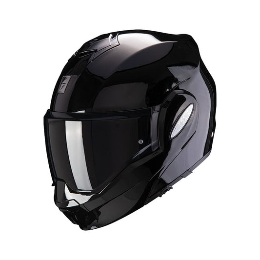Scorpion EXO-Tech Evo Helmet Black - motorcycle helmets at Pedro's Parts