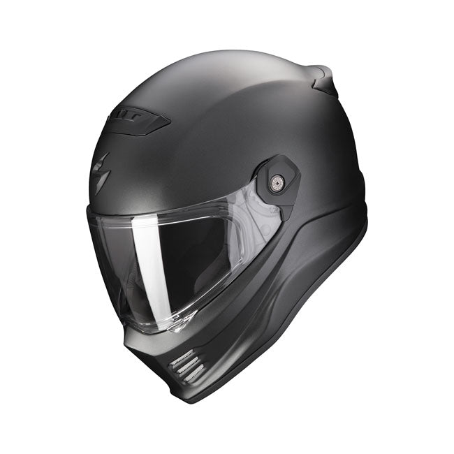 Scorpion Covert-FX Helmet Pearl Black Matte - motorcycle helmets at Pedro's Parts