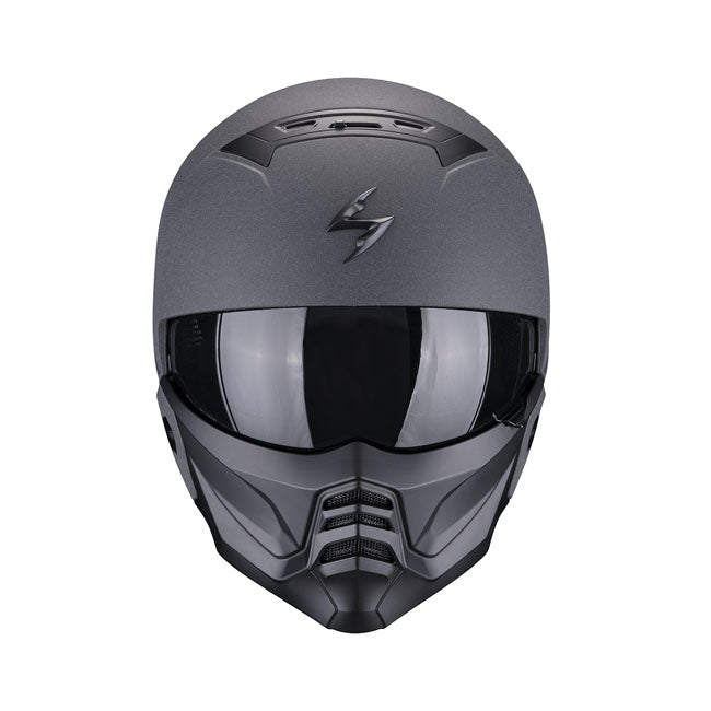 Scorpion EXO-Combat II Helmet Dark Grey - motorcycle helmets at Pedro's Parts