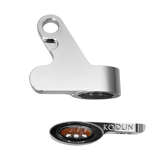 Kodlin, Elypse LED Mini Front Turn Signals. Chrome