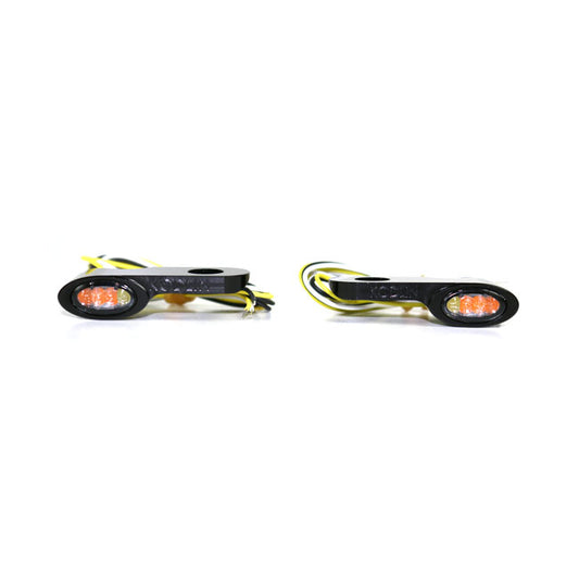Kodlin, Elypse LED Mini Turn Signals. Front. Black