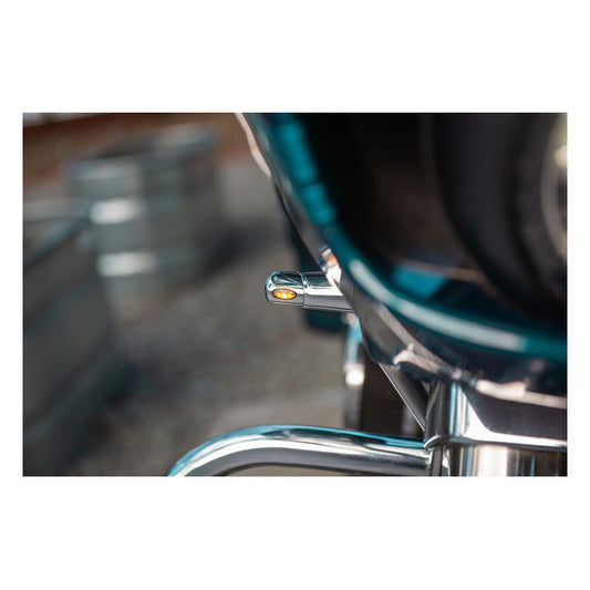 Kodlin, Elypse LED Mini Front Turn Signals. DLR. Chrome