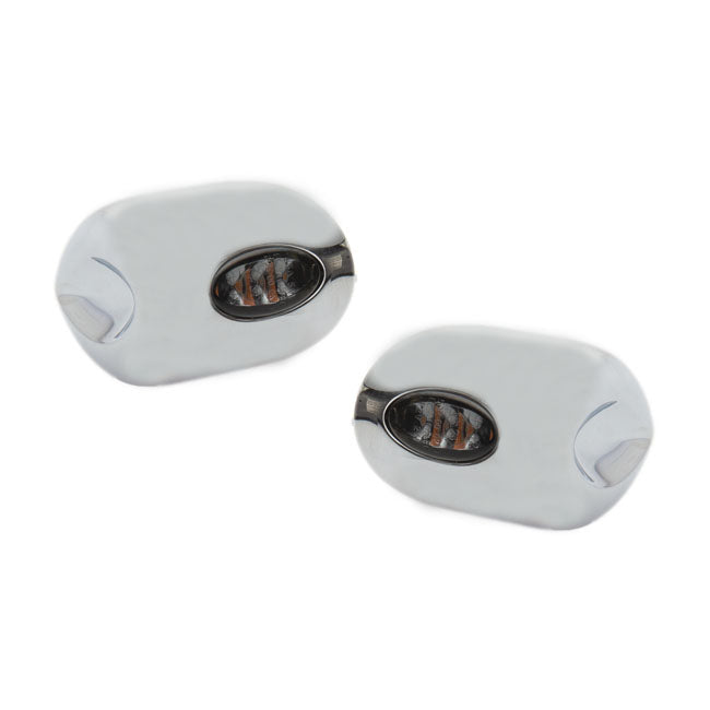 Kodlin, Elypse LED Mini Front Turn Signals. DLR. Chrome
