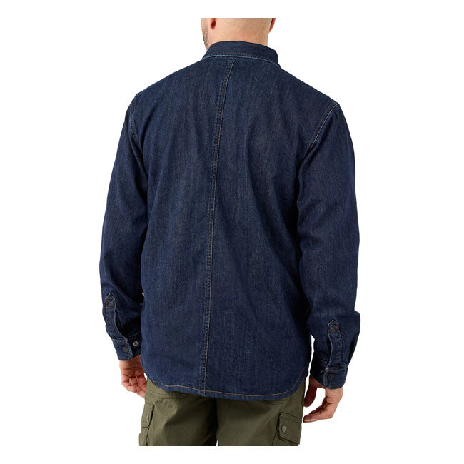 Carhartt Denim Fleece Lined Shirt Glacier - Carhartt product image 3