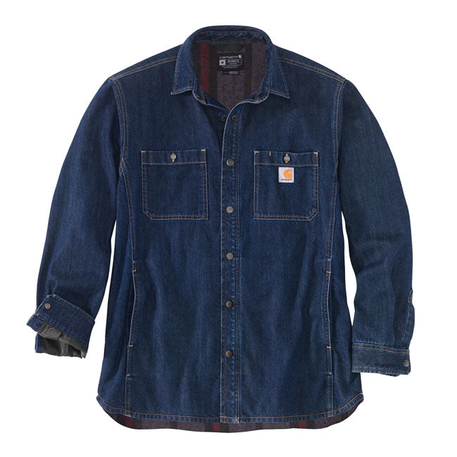 Carhartt Denim Fleece Lined Shirt Glacier - Carhartt product image